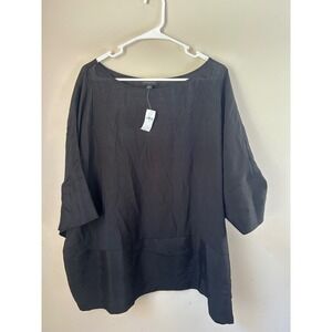 Banana Republic Black Tunic Top